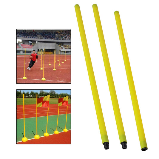 Training Marker Football Sign Pole Wear Resistant Multipurpose 50Cm/Per Football Signs for Outdoor Activity Football Basketball