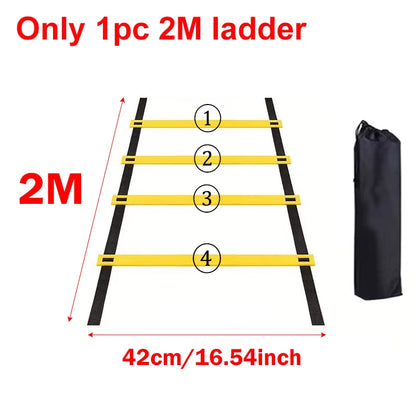 Football Agility Ladder Soccer Speed Parachute Football Cones Soccer Speed Training Ladder Set Sports Running Football Accessory