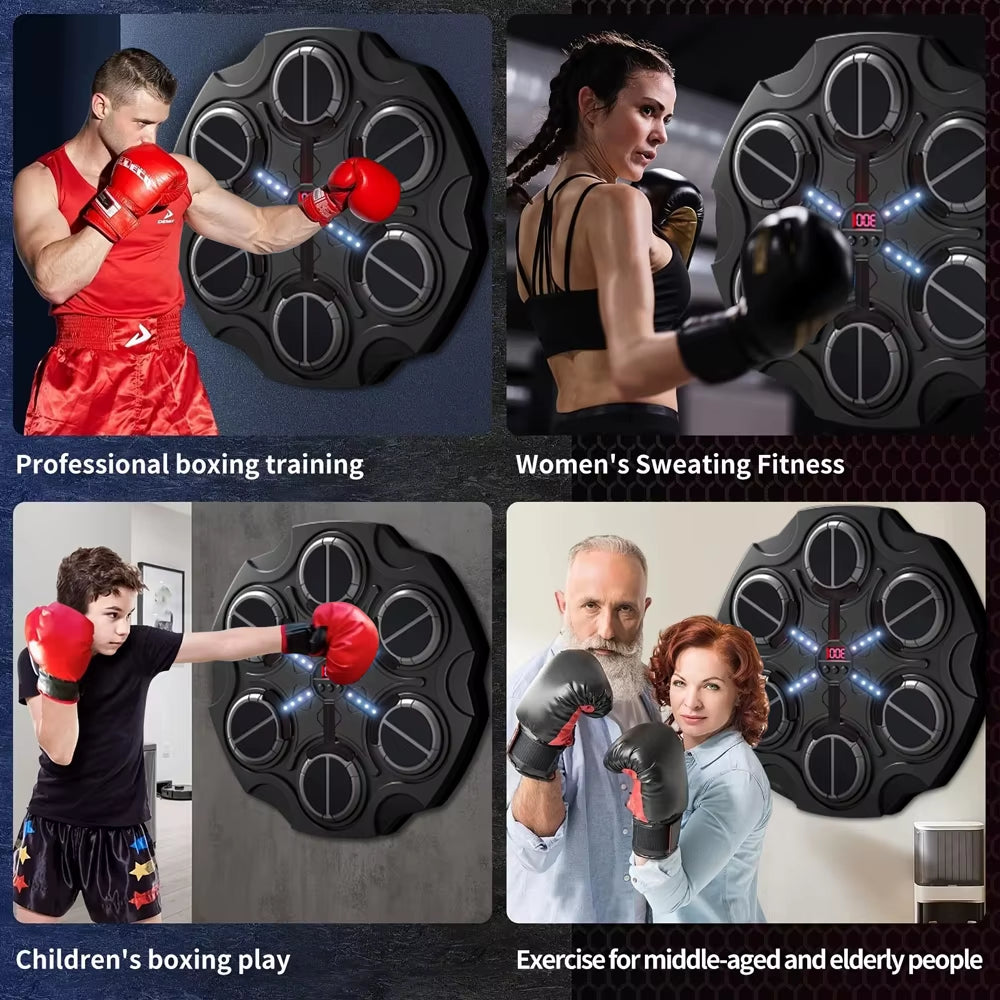 Bluetooth Music Boxing Target Boxing Wall Target Home Boxing Machine Adult Children Fitness Boxing Trainer