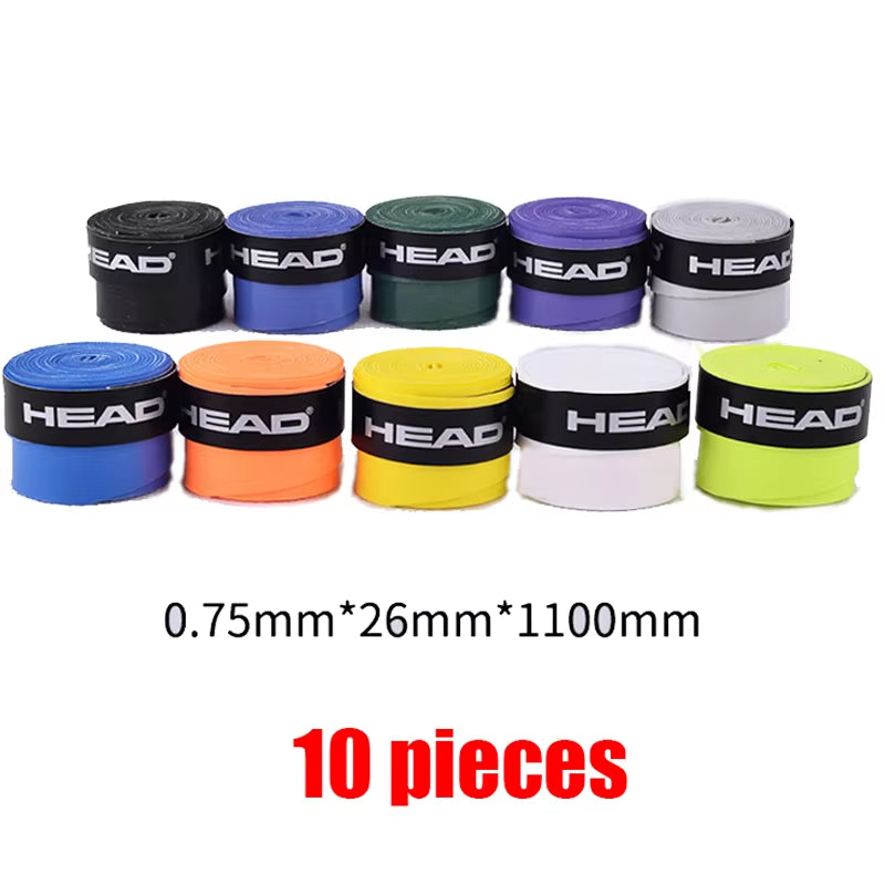 10Pcs Original  Tennis Overgrip Tennis Racket PU Tenis Sweatband Antivibrador Grip Padel Tenis Raquete Padel Tennis Grip 10