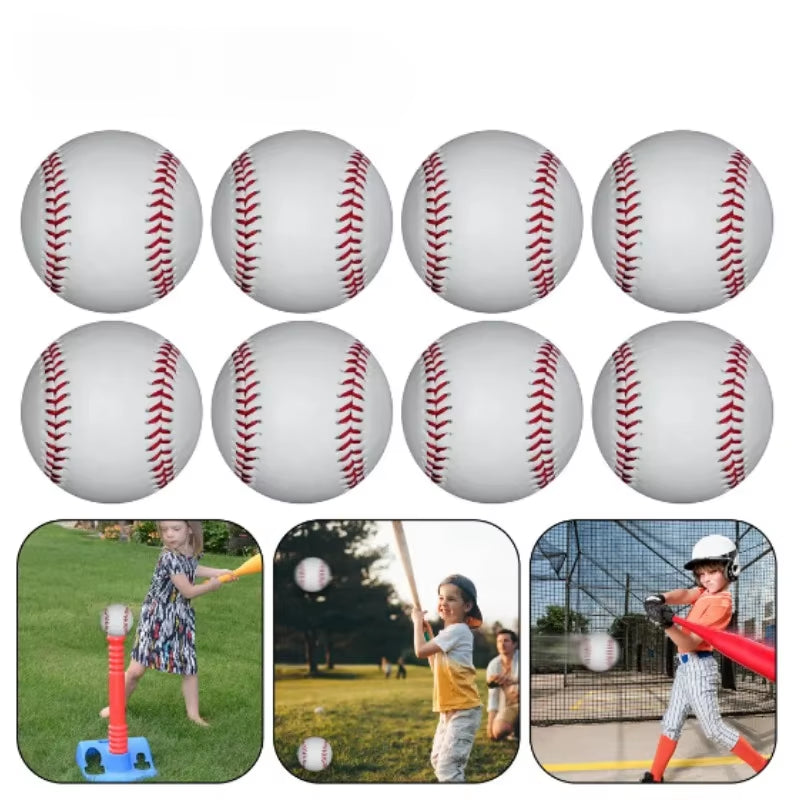 High Quality 9-Inch 7.2Cm Handmade Baseball PVC Upper with Soft Baseball Softball Training Practice Baseball Sports Training