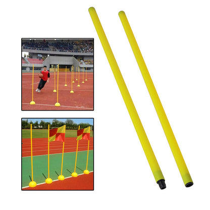 Training Marker Football Sign Pole Wear Resistant Multipurpose 50Cm/Per Football Signs for Outdoor Activity Football Basketball