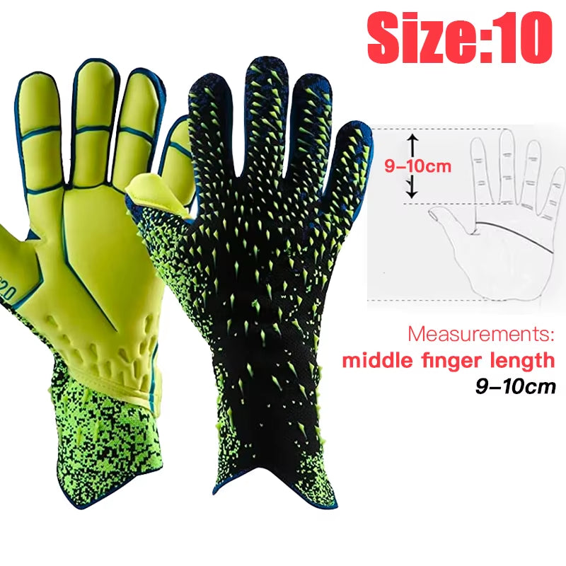 Professional Goalkeeper Gloves Adults Kids Football Latex Thickened Protection Goalkeeper Soccer Sports Football Goalie Gloves