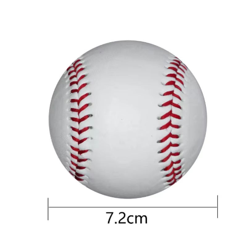 High Quality 9-Inch 7.2Cm Handmade Baseball PVC Upper with Soft Baseball Softball Training Practice Baseball Sports Training