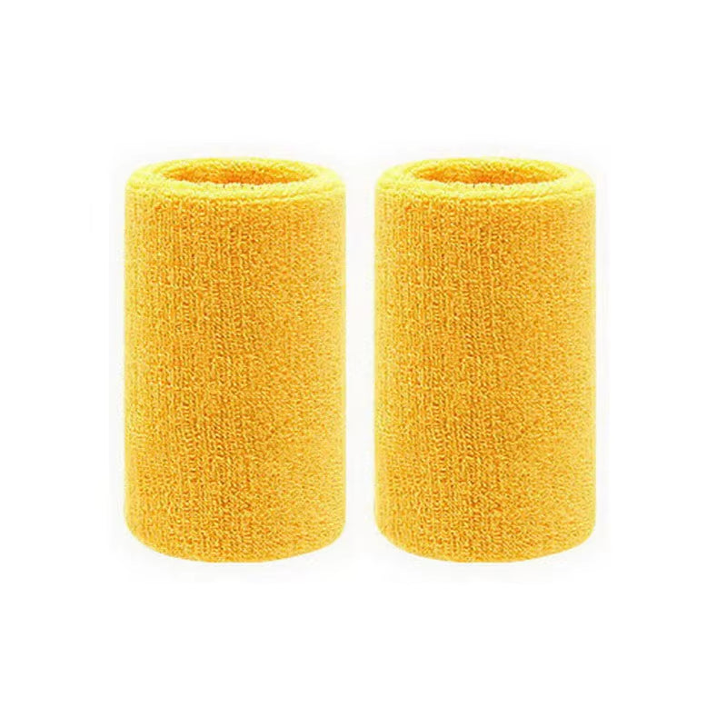 2 Pcs Towel Sports Wristbands Tennis Sweat Bands Wrist Guard for Basketball Volleyball Padel Fitness Sweatbands Wrist Wrap Cuff