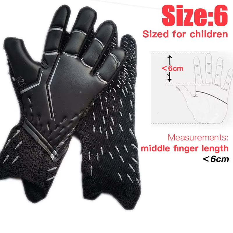 Professional Goalkeeper Gloves Adults Kids Football Latex Thickened Protection Goalkeeper Soccer Sports Football Goalie Gloves