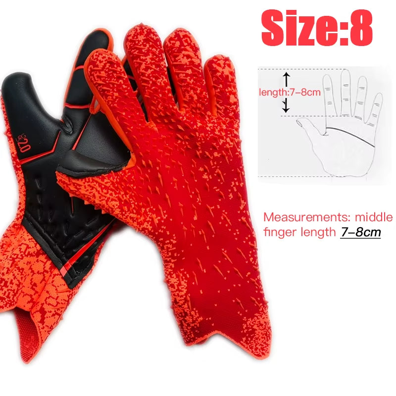 Professional Goalkeeper Gloves Adults Kids Football Latex Thickened Protection Goalkeeper Soccer Sports Football Goalie Gloves