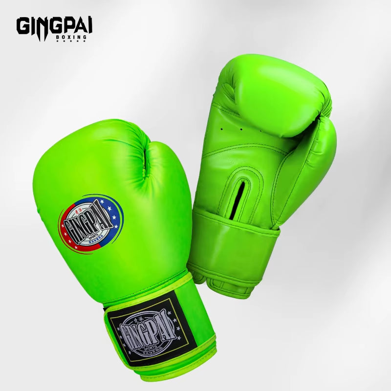 10 Colors Grappling Glove 6 8 10 12Oz Professional Kick Boxing Gloves PU Karate Muay Thai Guantes MMA Sanda Training De Boxe