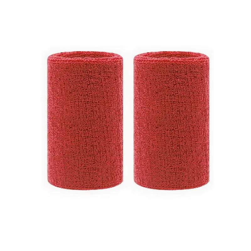 2 Pcs Towel Sports Wristbands Tennis Sweat Bands Wrist Guard for Basketball Volleyball Padel Fitness Sweatbands Wrist Wrap Cuff