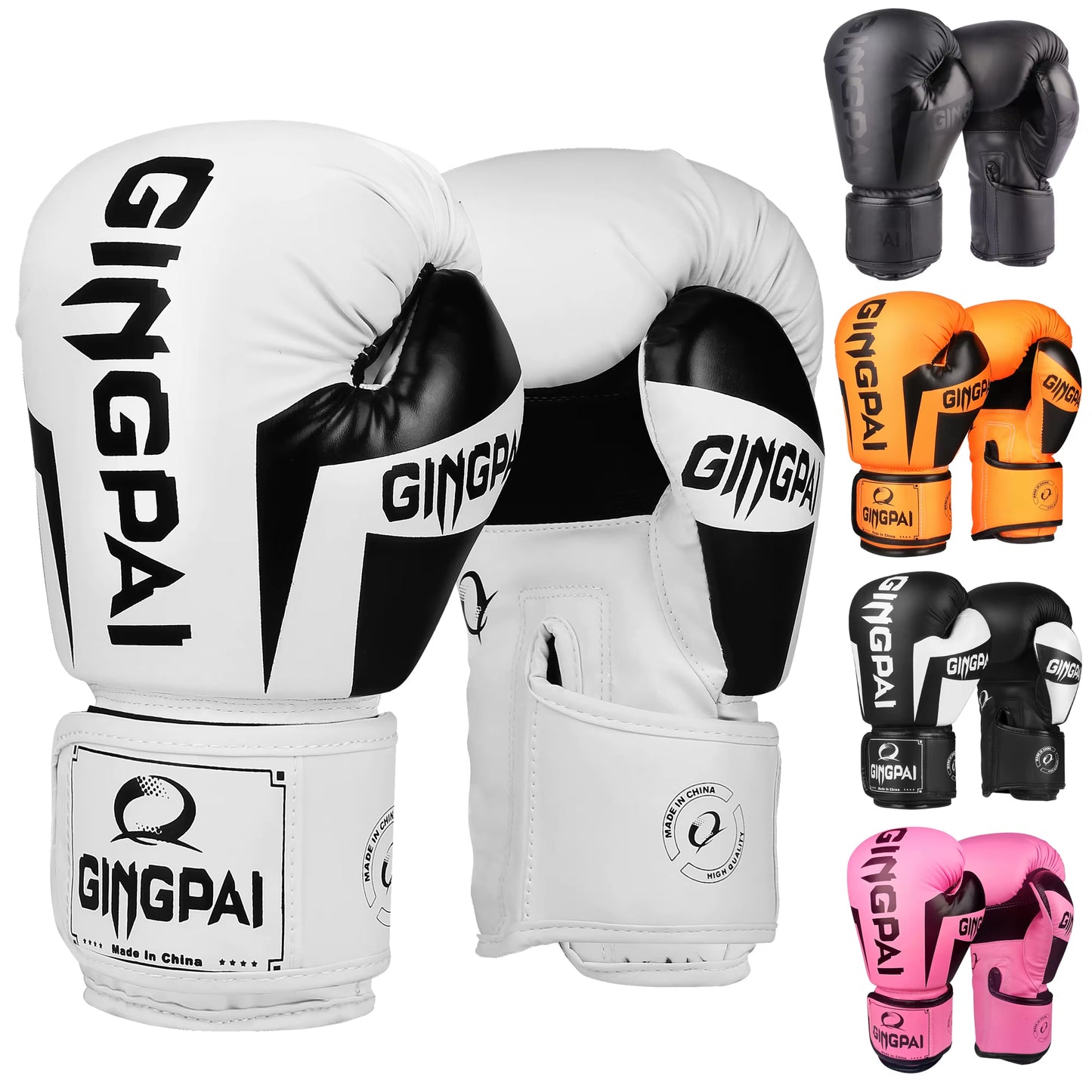 6/8/10/12Oz Kids Women/Men Boxing Gloves Sanda Sparring Muay Thai MMA Karate Punch Training Mitts Kickboxing Boxe De Luva DEO