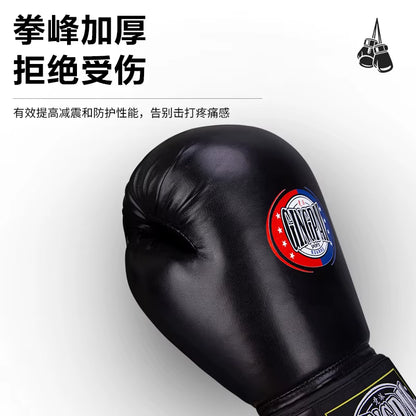 10 Colors Grappling Glove 6 8 10 12Oz Professional Kick Boxing Gloves PU Karate Muay Thai Guantes MMA Sanda Training De Boxe