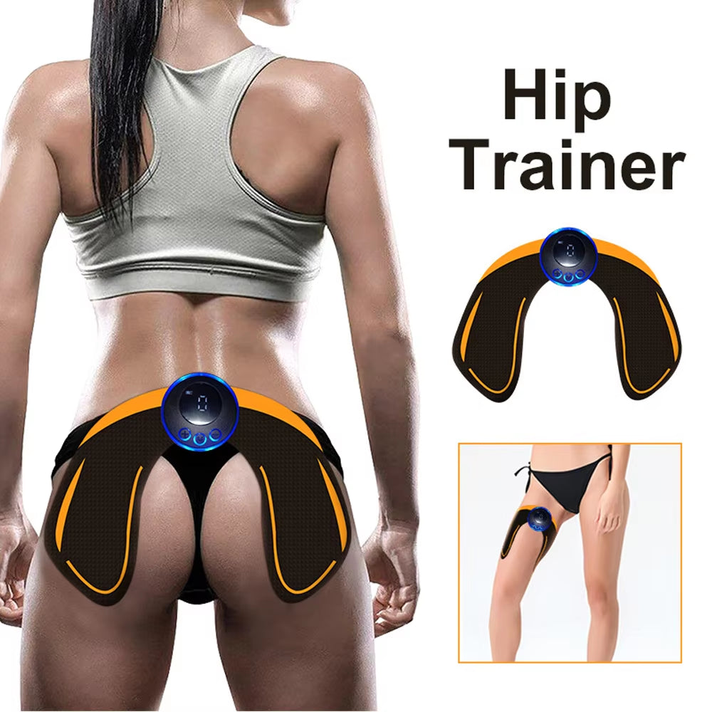 EMS Muscle Stimulator Abdominal Trainer Fitness ABS Stimulator Buttocks Hip Training Weight Loss Body Massageador Shaping Device