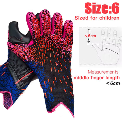 Professional Goalkeeper Gloves Adults Kids Football Latex Thickened Protection Goalkeeper Soccer Sports Football Goalie Gloves