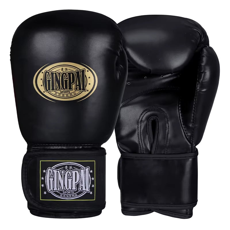 10 Colors Grappling Glove 6 8 10 12Oz Professional Kick Boxing Gloves PU Karate Muay Thai Guantes MMA Sanda Training De Boxe