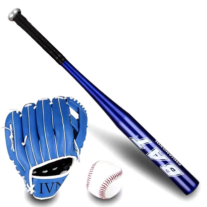 Baseball Sports Training Set Aluminum Alloy Baseball Bat Baseball Glove Softball Practice Equipment Home Personal Self-Defense