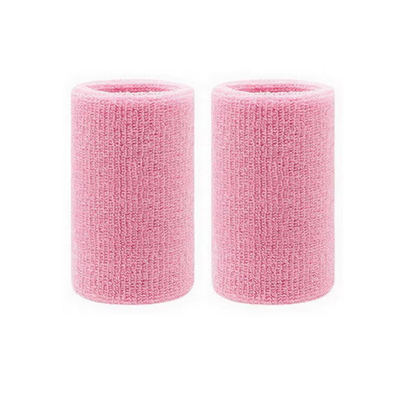 2 Pcs Towel Sports Wristbands Tennis Sweat Bands Wrist Guard for Basketball Volleyball Padel Fitness Sweatbands Wrist Wrap Cuff