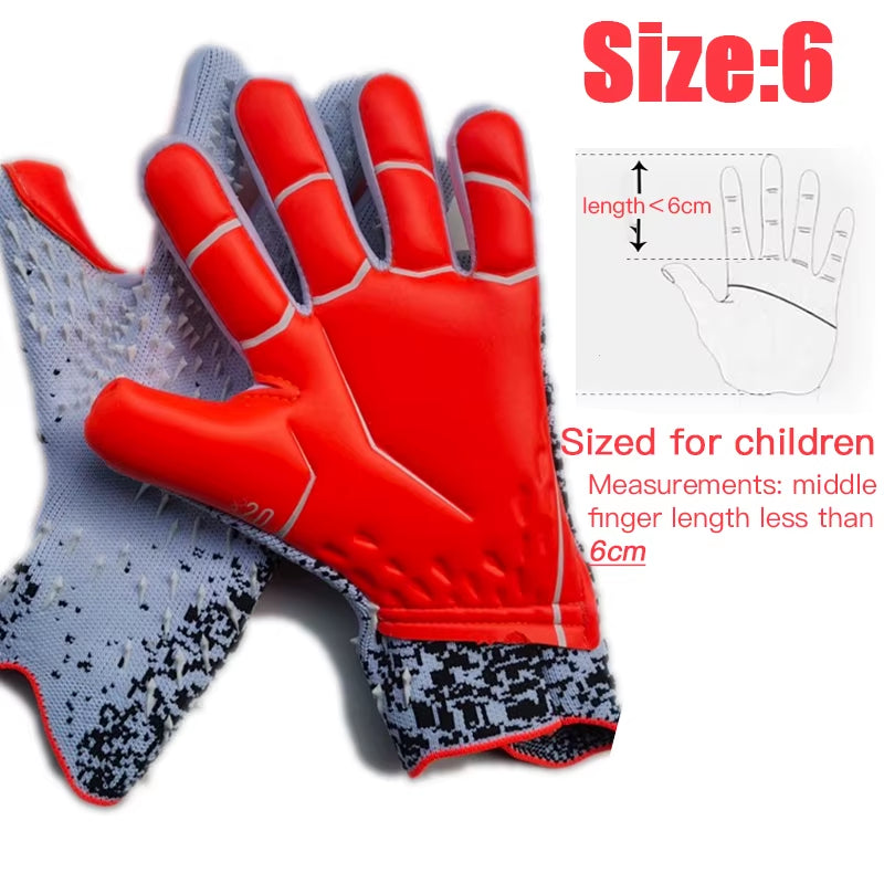 Professional Goalkeeper Gloves Adults Kids Football Latex Thickened Protection Goalkeeper Soccer Sports Football Goalie Gloves