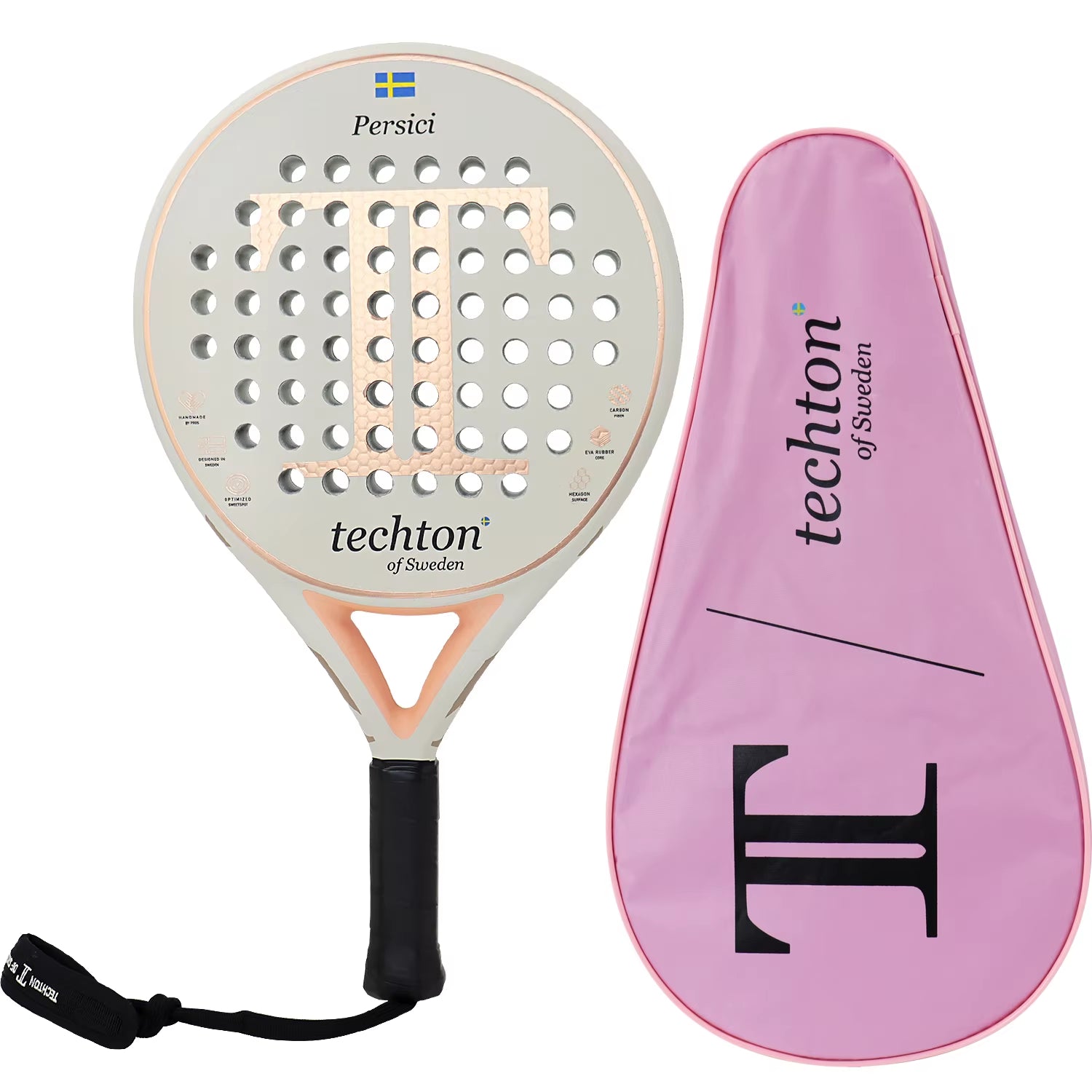 New 2023 Tennis Padel Racket Paddle Racquet EVA Soft 100%/3K/12K Carbon Fiber 3D Hexgon Padel Paddle for Beginner with Cover Bag