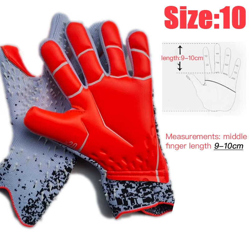 Professional Goalkeeper Gloves Adults Kids Football Latex Thickened Protection Goalkeeper Soccer Sports Football Goalie Gloves