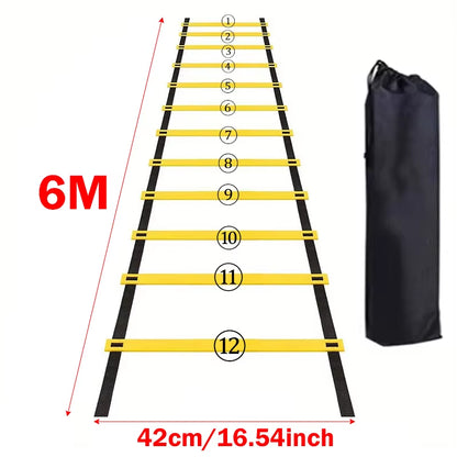 Football Agility Ladder Soccer Speed Parachute Football Cones Soccer Speed Training Ladder Set Sports Running Football Accessory