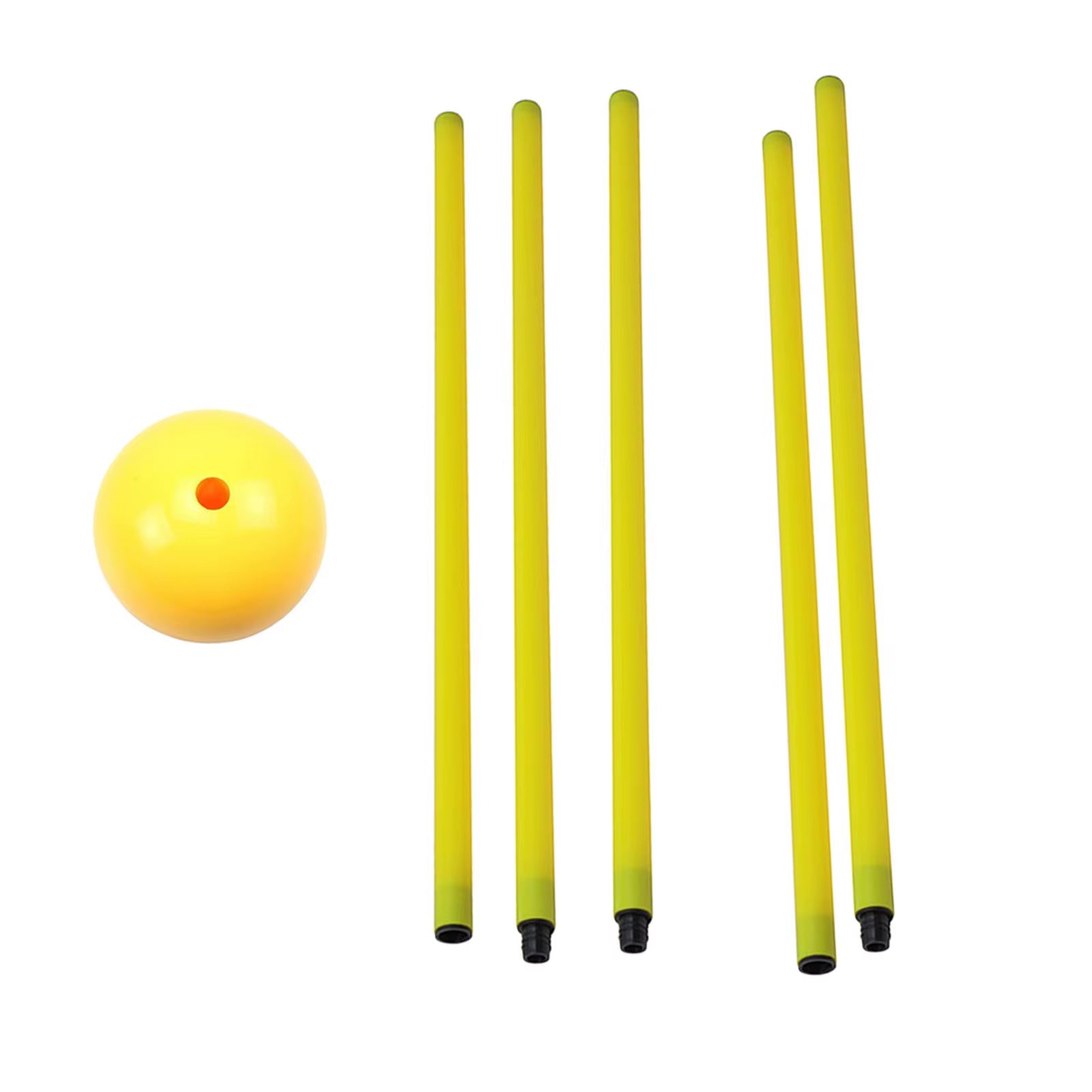 Training Marker Football Sign Pole Wear Resistant Multipurpose 50Cm/Per Football Signs for Outdoor Activity Football Basketball