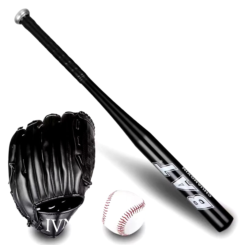 Baseball Sports Training Set Aluminum Alloy Baseball Bat Baseball Glove Softball Practice Equipment Home Personal Self-Defense