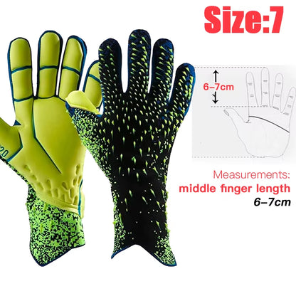 Professional Goalkeeper Gloves Adults Kids Football Latex Thickened Protection Goalkeeper Soccer Sports Football Goalie Gloves