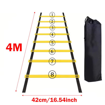 Football Agility Ladder Soccer Speed Parachute Football Cones Soccer Speed Training Ladder Set Sports Running Football Accessory