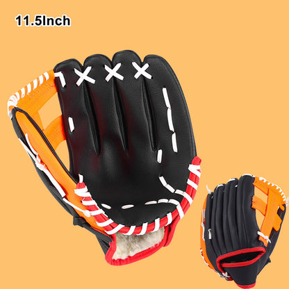 Outdoor Sport Baseball Glove PU Leather Batting Gloves Softball Practice Equipment Baseball Training Competition Glove for Kids