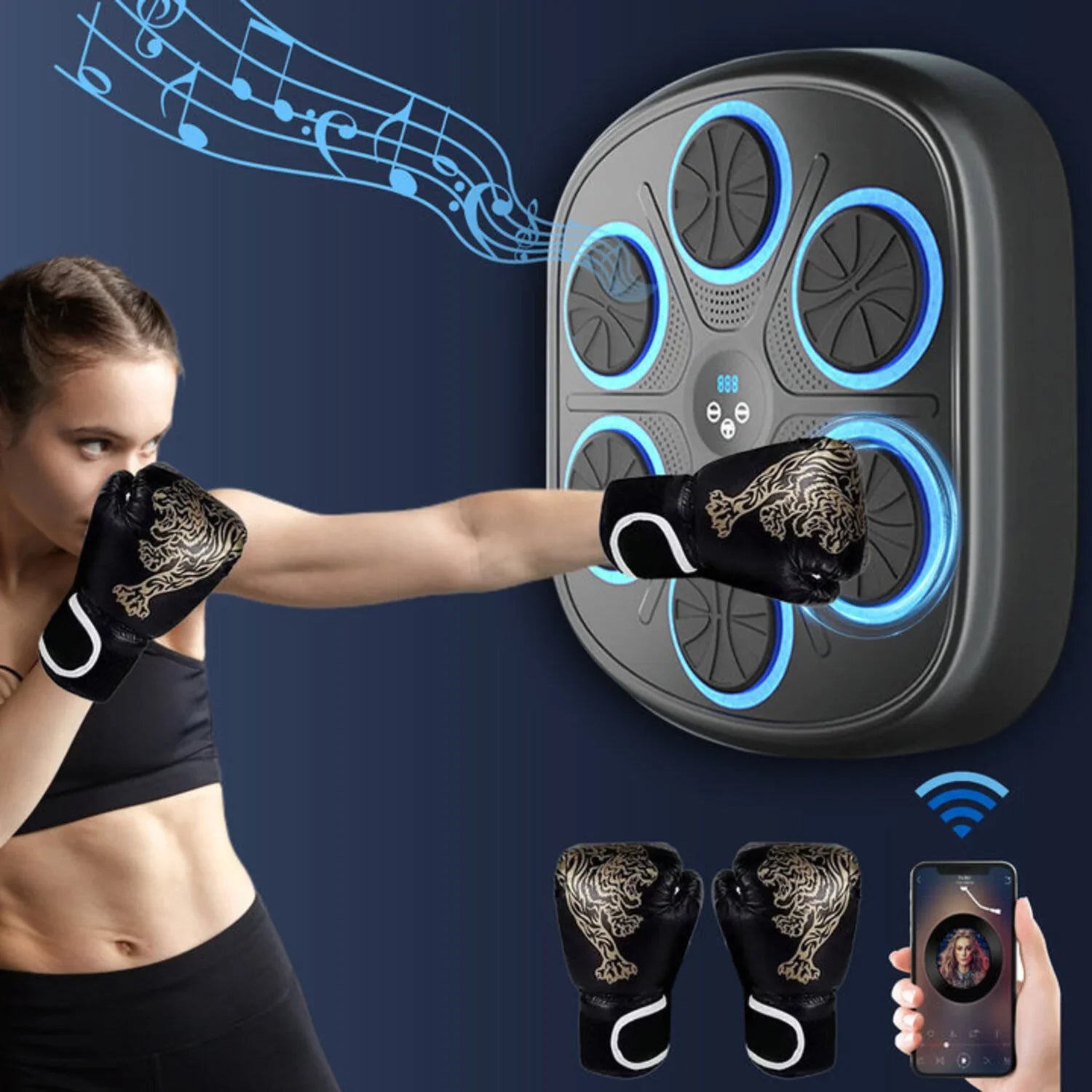 Boxing Machine Bluetooth Music Intelligente Guanti Inclusi !!!