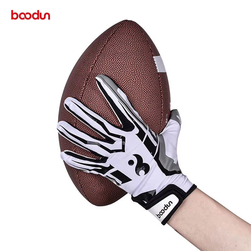 Professional American Goolkeeper Football Gloves for Men Women Non-Slip Breathable Adjustable Rugby Gloves Player Glove