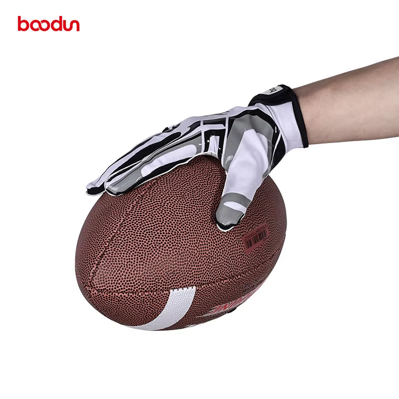 Professional American Goolkeeper Football Gloves for Men Women Non-Slip Breathable Adjustable Rugby Gloves Player Glove