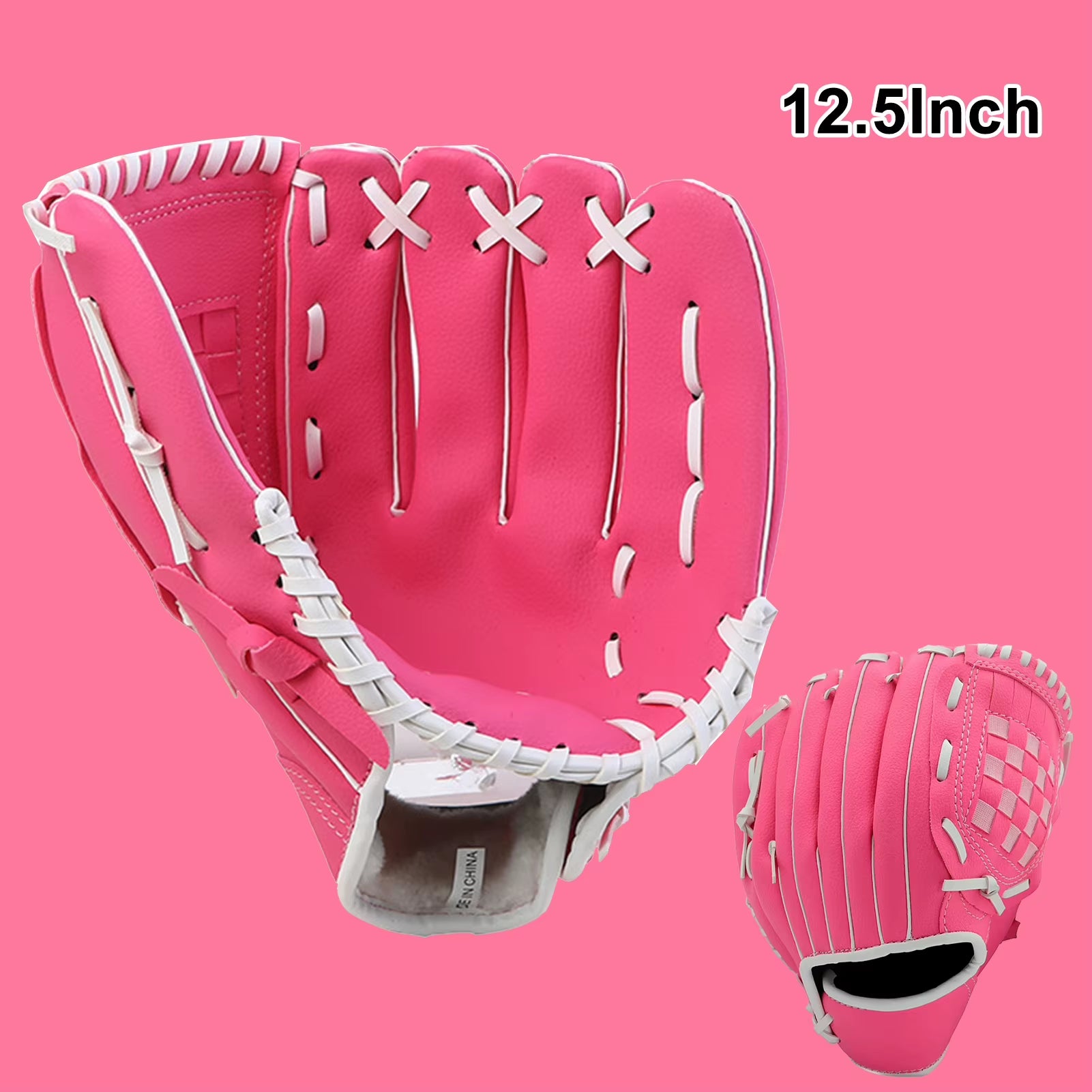 Outdoor Sport Baseball Glove PU Leather Batting Gloves Softball Practice Equipment Baseball Training Competition Glove for Kids