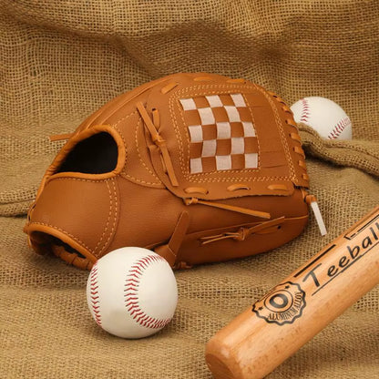 Outdoor Sport Baseball Glove PU Leather Batting Gloves Softball Practice Equipment Baseball Training Competition Glove for Kids