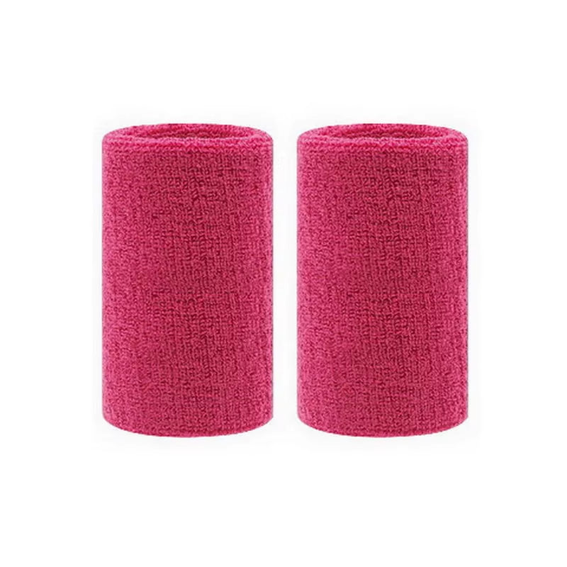 2 Pcs Towel Sports Wristbands Tennis Sweat Bands Wrist Guard for Basketball Volleyball Padel Fitness Sweatbands Wrist Wrap Cuff